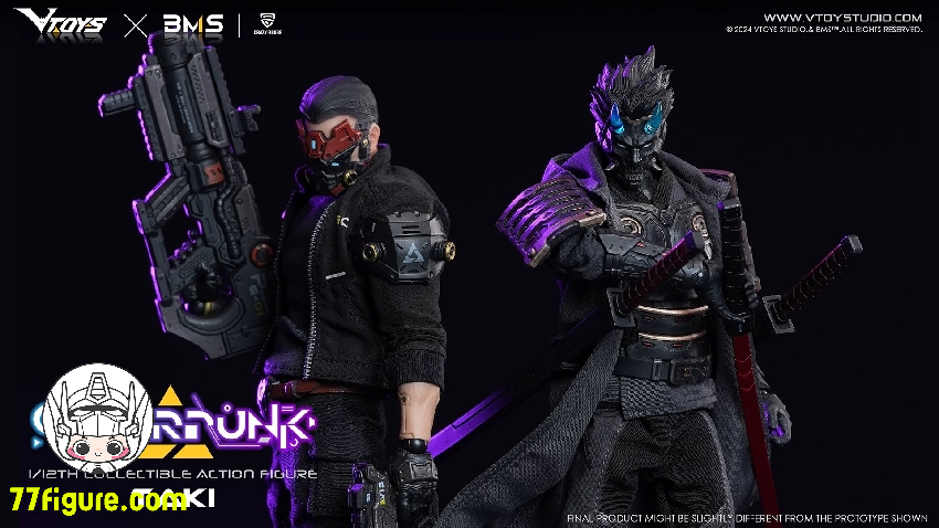 VToys 1/12 VSD010 BMS CF サイバーパンク 武士 滝 塗装済み可動 VToys 1/12 VSD010 BMS CF サイバーパンク 武士 滝 塗装済み可動