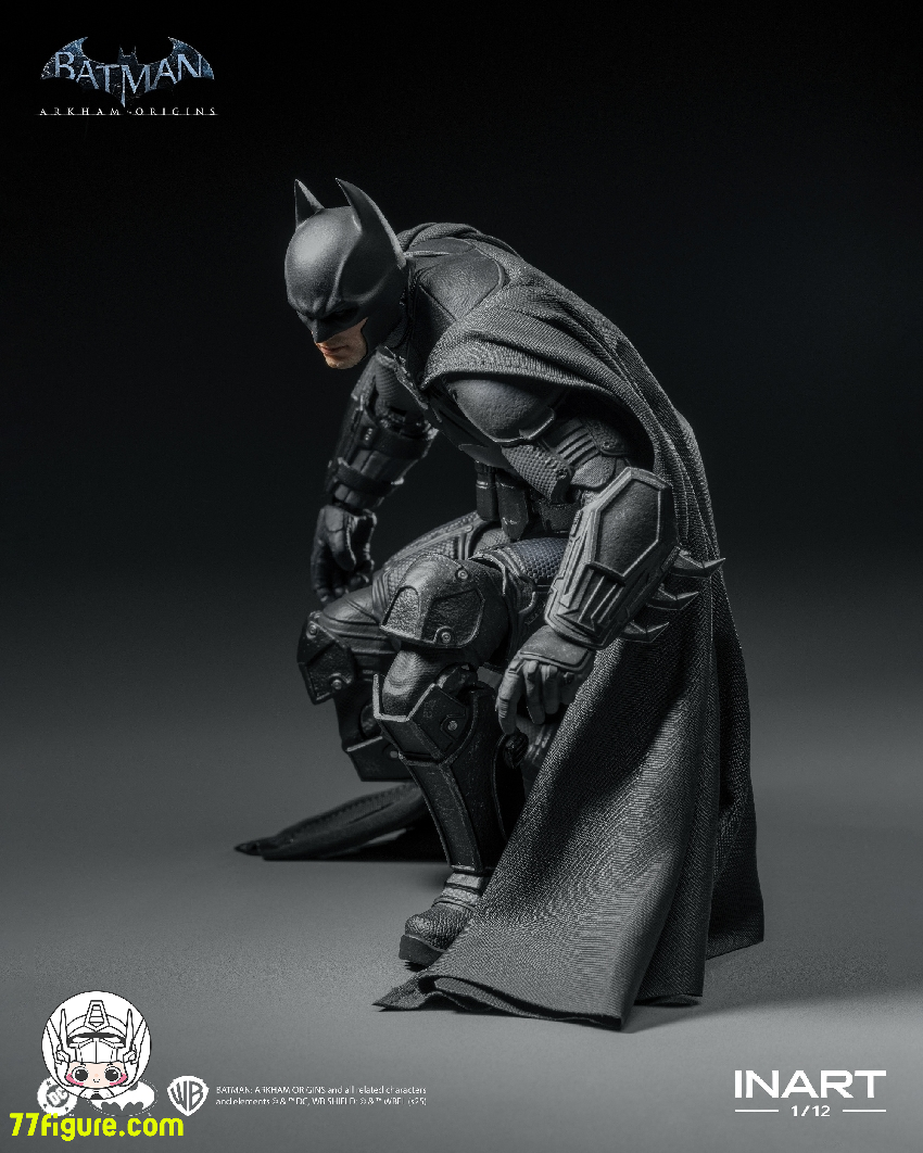 【予約商品】INART 1/12 バットマン：アーカム・オリジンズ バットマン 塗装済み可動フィギュア