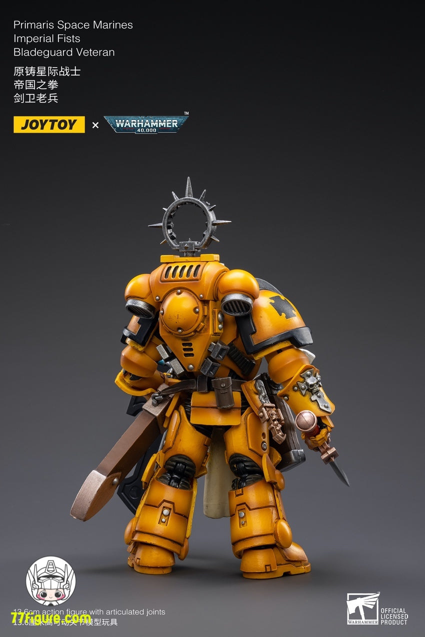 ジョイトイ JoyToy Source 1/18 『ウォーハンマー40K』インペリアルフィスト ブレードガードベテラン 塗装済み可動フィギュア