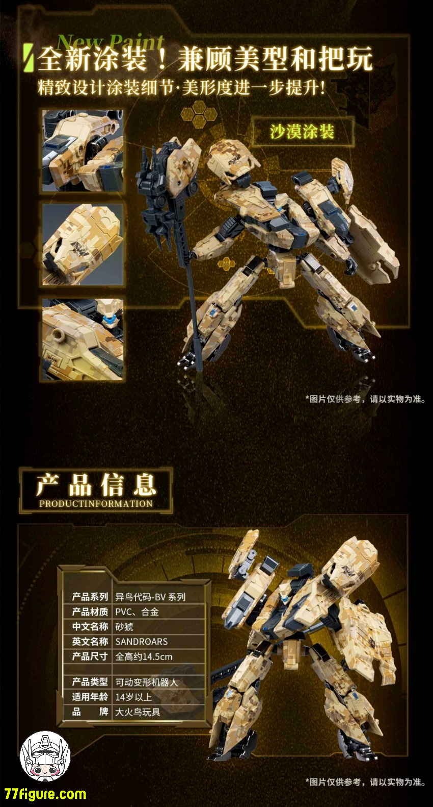 【先行販売】大火鳥製造 『バード/バイナリ』BV-02D サンドロアーズ プラモデル