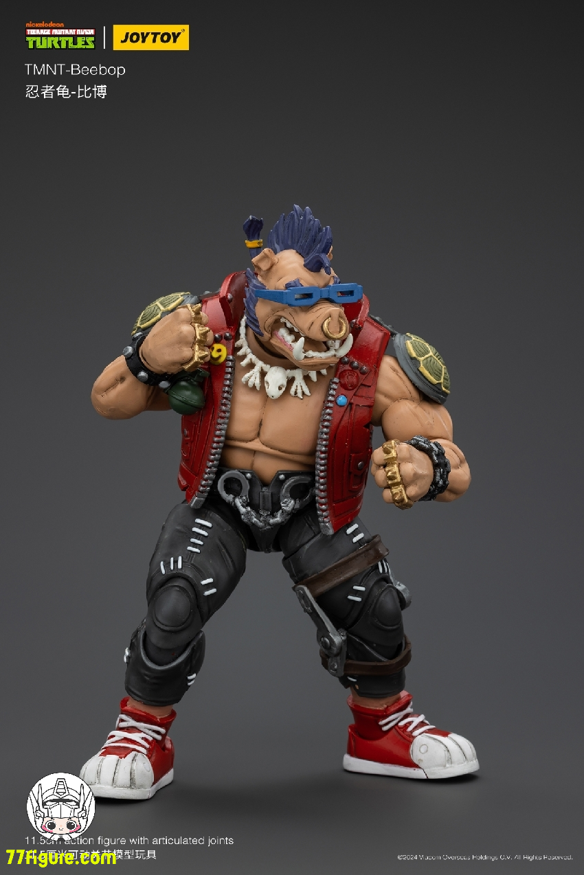 タートルズ フィギュア ビーバップ ソフトヘッド レア ジョイトイ JoyToy Source 1/18 ティーンエイジ ミュータント