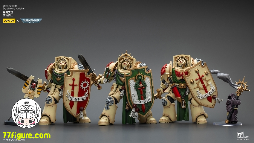 【予約商品】ジョイトイ JoyToy Source 1/18 『ウォーハンマー40K』ダーク エンジェル デスウィングナイト 三体セット 塗装済み可動フィギュア