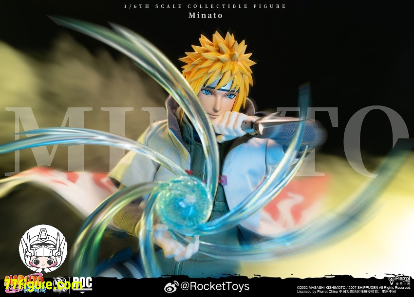 【予約受付終了】Rocket Toys 1/6 公式公認 『NARUTO -ナルト-』波風ミナト 四代目火影Ver. 塗装済み可動フィギュア