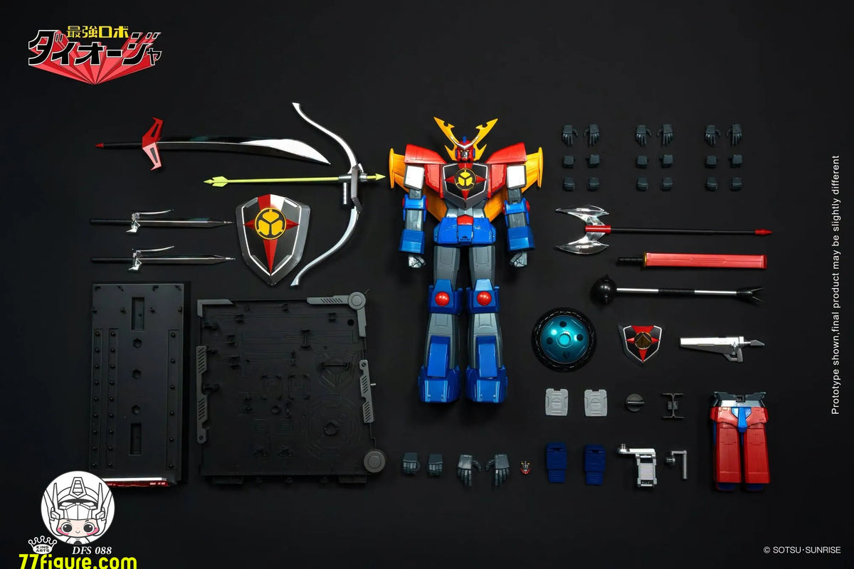 【予約商品】King Arts Diecast Figure Series 最強ロボ ダイオージャ 塗装済み可動フィギュア