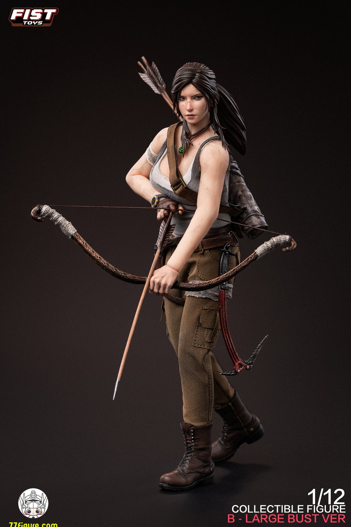 【予約商品】Fist Toys 1/12 ジャングル・ハントレス ラージバストVer. B 塗装済み可動フィギュア