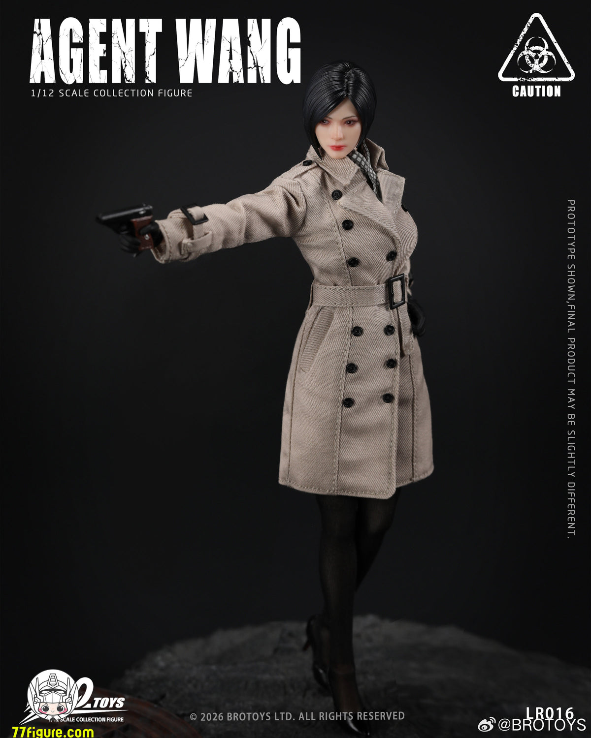 【予約商品】BroToys 1/12 エージェント・ワン 塗装済み可動フィギュア
