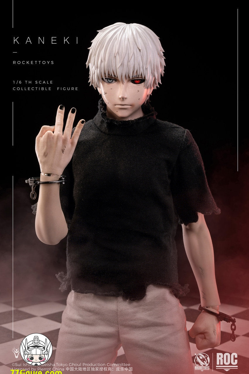 【予約商品】Rocket Toys 1/6『東京喰種トーキョーグール』金木研 覚醒Ver. 塗装済み可動フィギュア