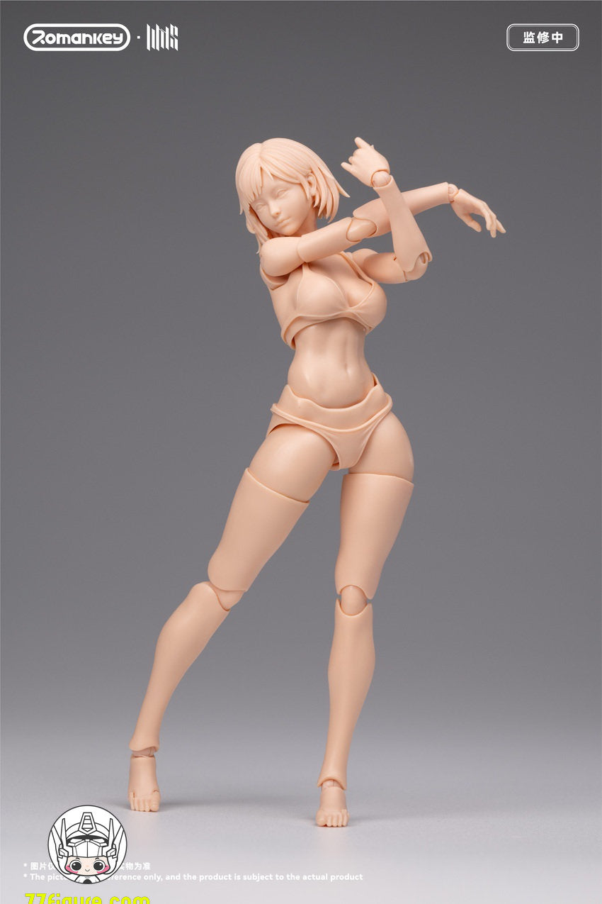 【予約商品】Romankey 1/12 UMS004 Mia 無塗装Ver. 可動女性素体