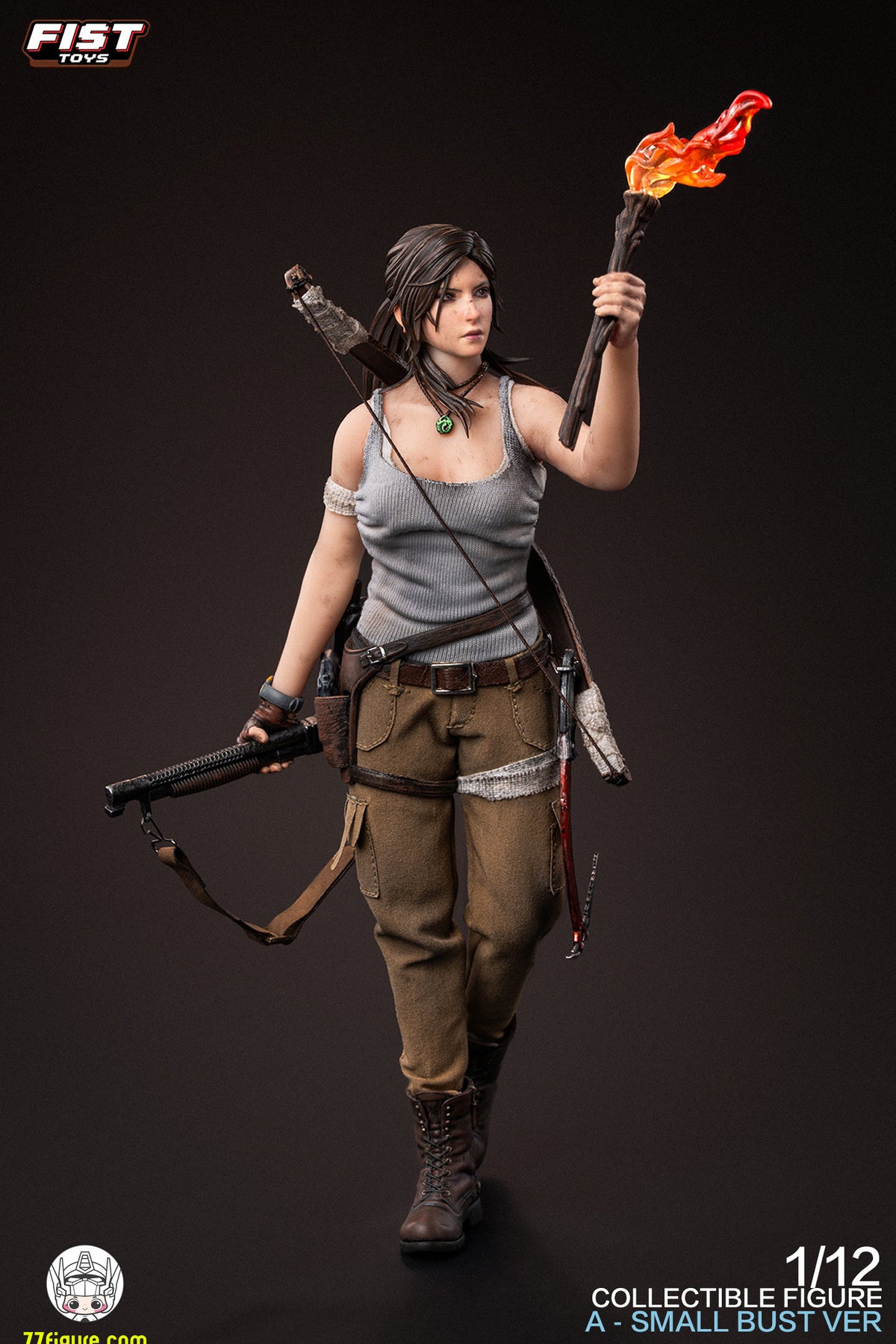 【予約商品】Fist Toys 1/12 ジャングル・ハントレス スモールバストVer. A 塗装済み可動フィギュア