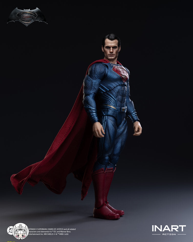 【予約商品】INART 1/12 HG M0005『バットマン vs スーパーマン：ジャスティスの誕生』スーパーマン 塗装済み可動フィギュア