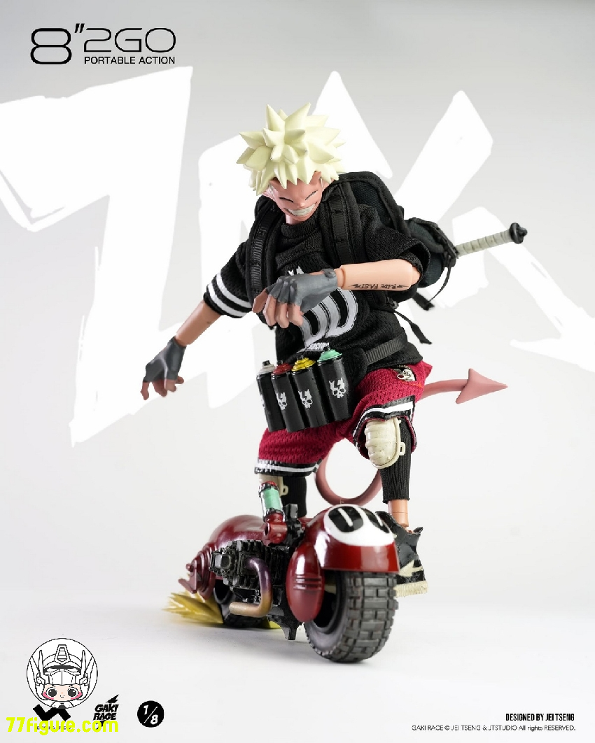 【予約商品】JT Studio 1/8 2GO ガキレース ザイキ 豪華版 塗装済み可動フィギュア