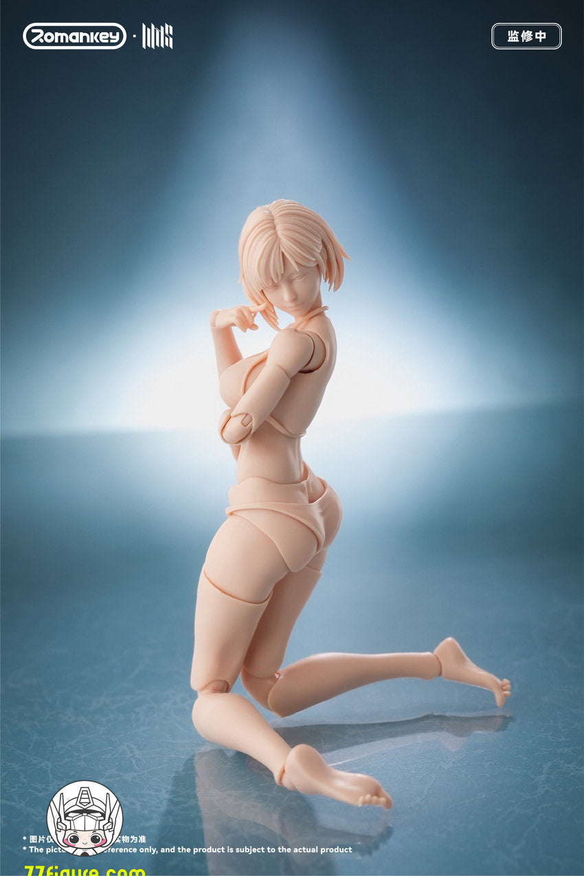 【予約商品】Romankey 1/12 UMS004 Mia 無塗装Ver. 可動女性素体