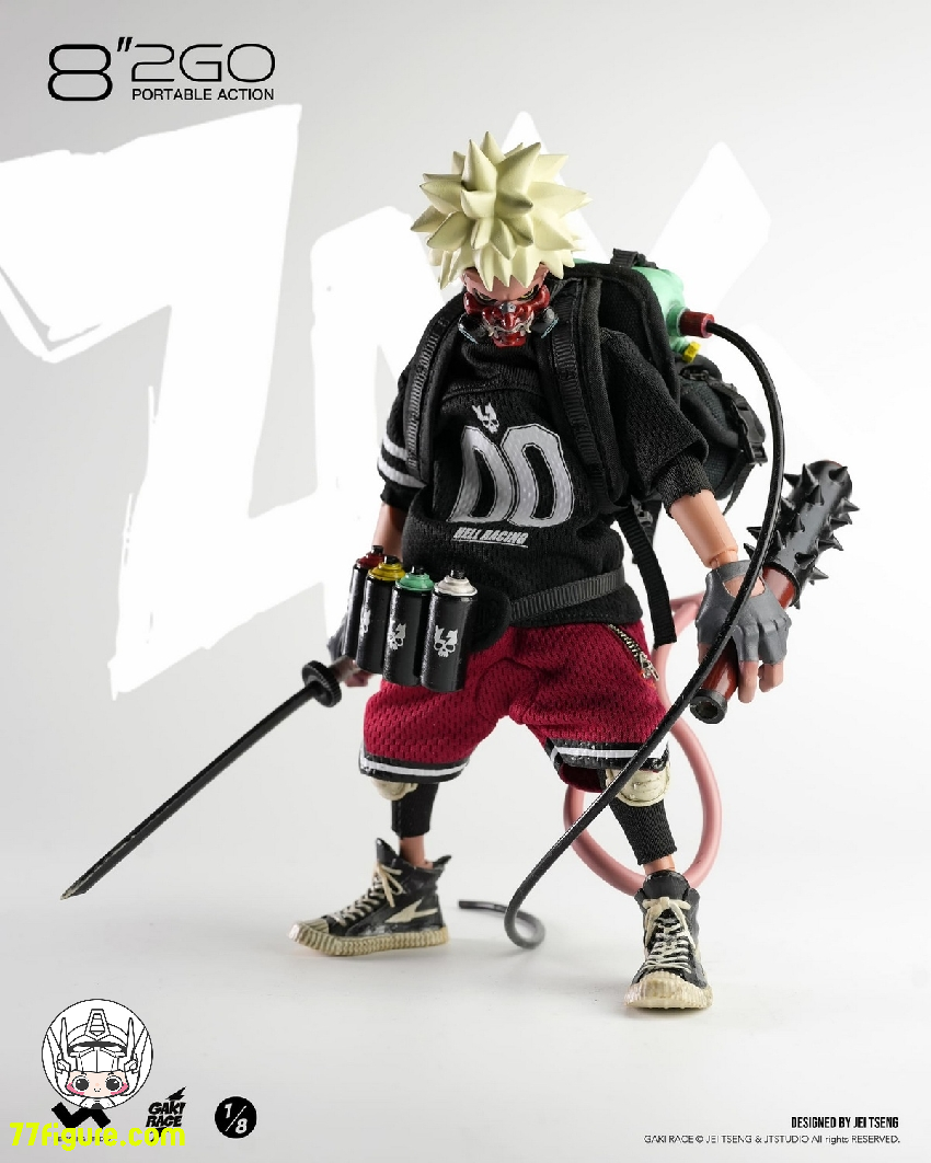 【予約商品】JT Studio 1/8 2GO ガキレース ザイキ 豪華版 塗装済み可動フィギュア