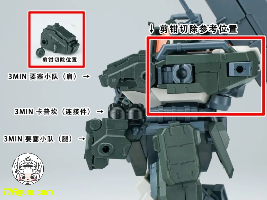 酋長大陸 1/144 超動騎兵 轟魔 緑Ver. プラモデル