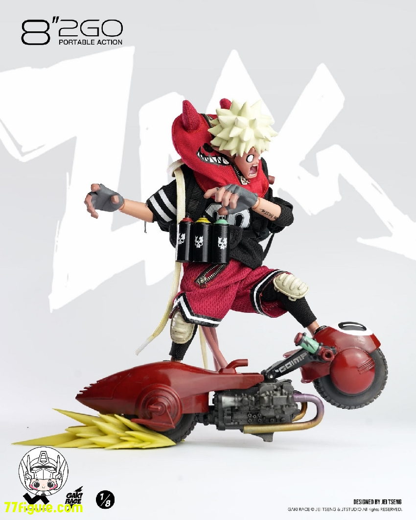 【予約商品】JT Studio 1/8 2GO ガキレース ザイキ 豪華版 塗装済み可動フィギュア