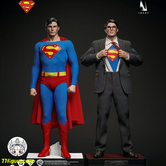 【予約商品】INART 1/6 Pt A035D1 スーパーマン（1978）スーパーマン クリストファー・リーヴ 2体セット 豪華Ver. 塗装済み可動フィギュア
