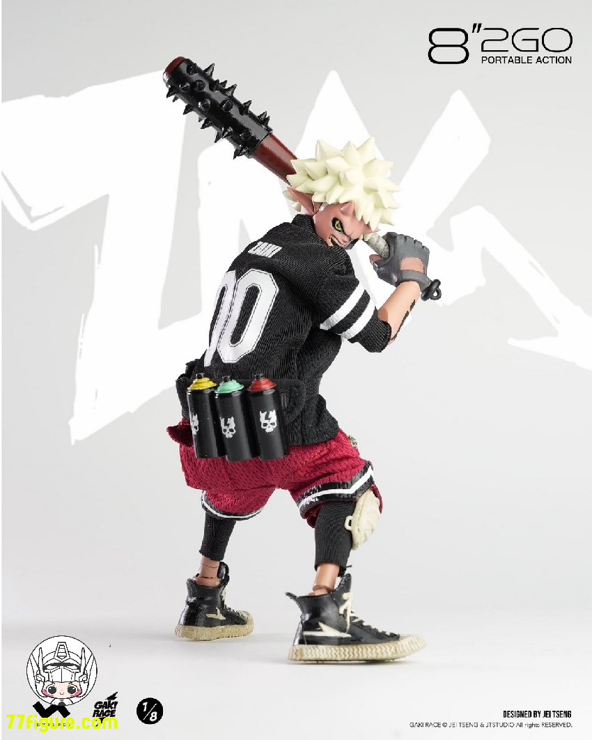 【予約商品】JT Studio 1/8 2GO ガキレース ザイキ 豪華版 塗装済み可動フィギュア