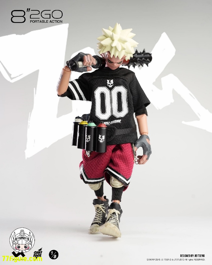 【予約商品】JT Studio 1/8 2GO ガキレース ザイキ 豪華版 塗装済み可動フィギュア