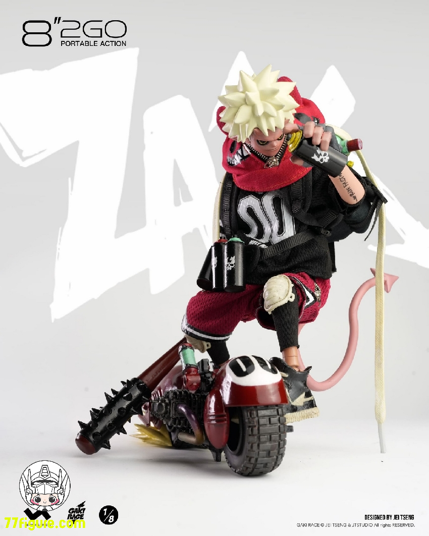 【予約商品】JT Studio 1/8 2GO ガキレース ザイキ 豪華版 塗装済み可動フィギュア