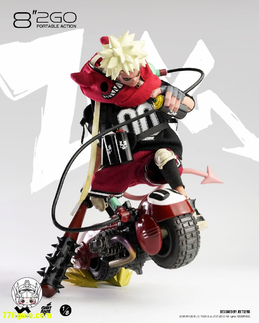 【予約商品】JT Studio 1/8 2GO ガキレース ザイキ 豪華版 塗装済み可動フィギュア