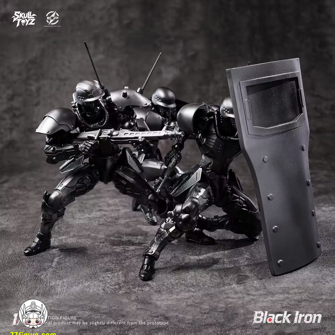 【予約商品】Skull Toyz x Snake 1/12 ブラックアイアン クラシック・チーム 塗装済み可動フィギュア