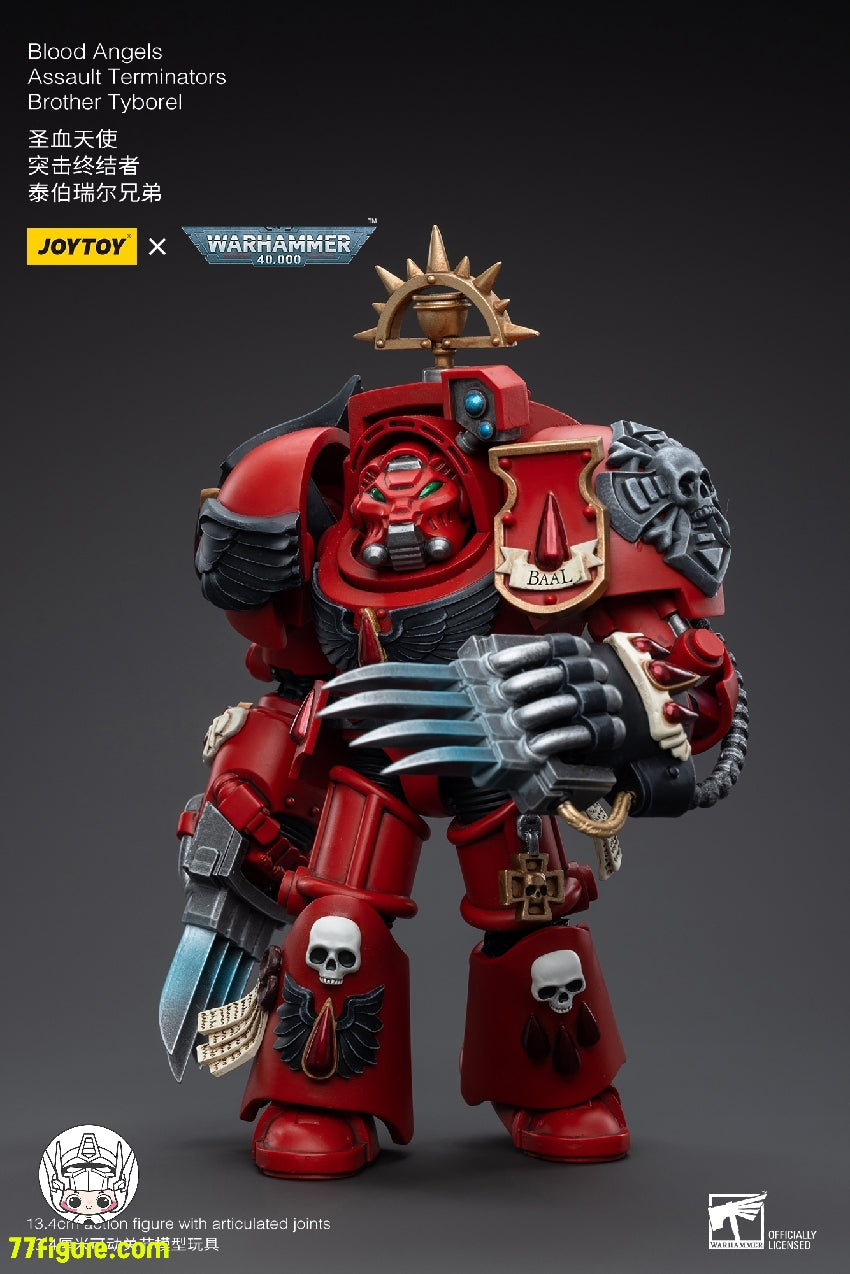 ジョイトイ JoyToy Source 1/18 『ウォーハンマー40K』ブラッドエンジェル 突撃終結者 ティボレル兄弟 塗装済み可動フィギュア