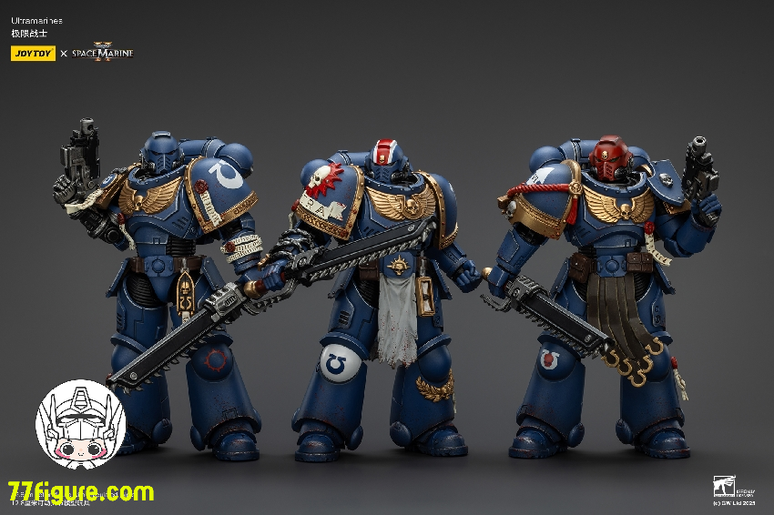 【予約商品】ジョイトイ JoyToy Source 1/18 『ウォーハンマー40K』ウルトラマリン コレクターズ版 三体セット 塗装済み可動フィギュア