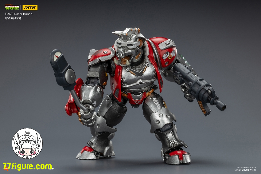 【予約受付終了】ジョイトイ JoyToy 1/18 ティーンエイジ  ミュータント ニンジャ タートルズ 『TMNT 』スーパー ビバップ 塗装済み可動フィギュア