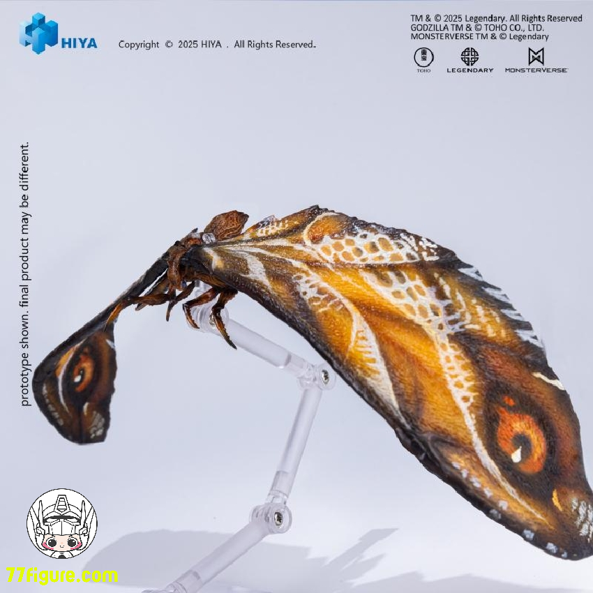 【予約商品】Hiya Toys EBG0160 Exquisite Basic シリーズ『ゴジラ VS. コング 2 新たなる帝国』モスラ プレミアムセット 塗装済み可動フィギュア