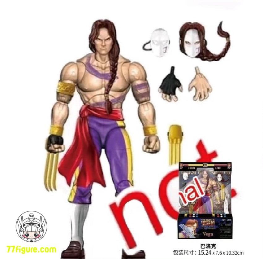 Jada Toys 1/12 ストリートファイターIV バルログ 塗装済み可動フィギュア - 77figure.com