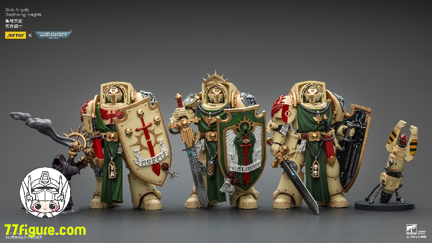 【予約商品】ジョイトイ JoyToy Source 1/18 『ウォーハンマー40K』ダーク エンジェル デスウィングナイト 三体セット 塗装済み可動フィギュア