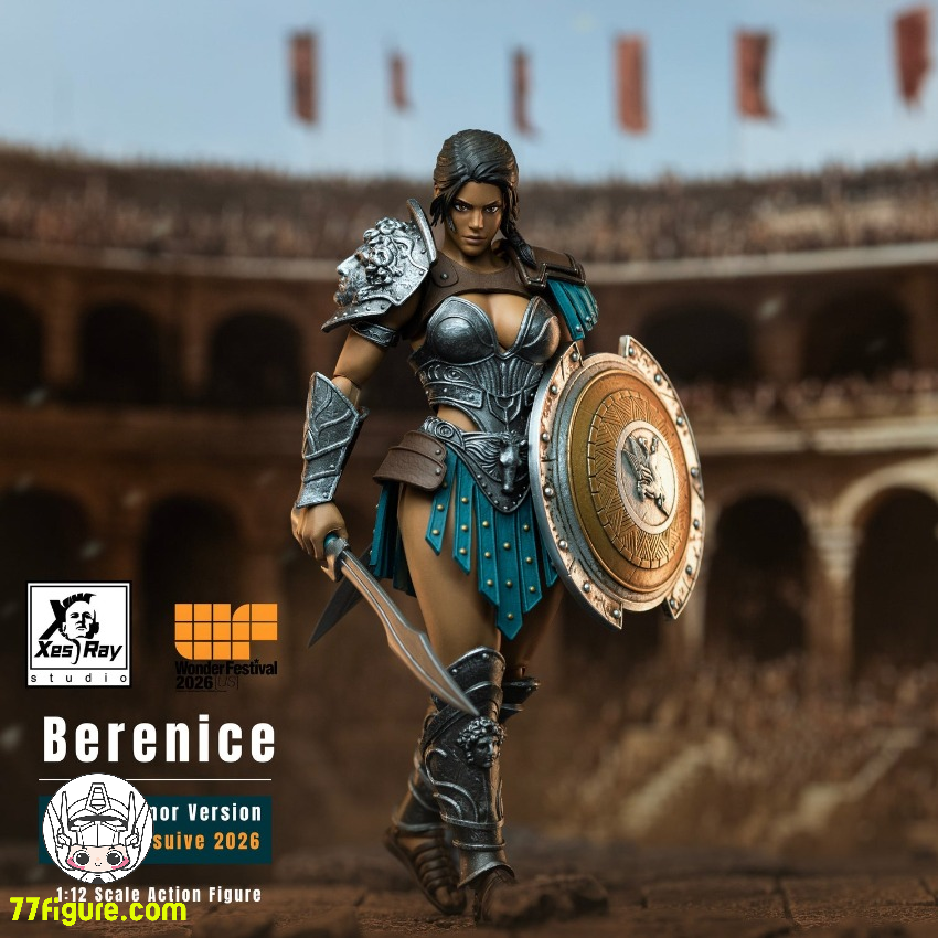 【予約受付終了】Xesray Studio 1/12 2026年イベント限定 ベレニス・シルバーアーマー 塗装済み可動フィギュア