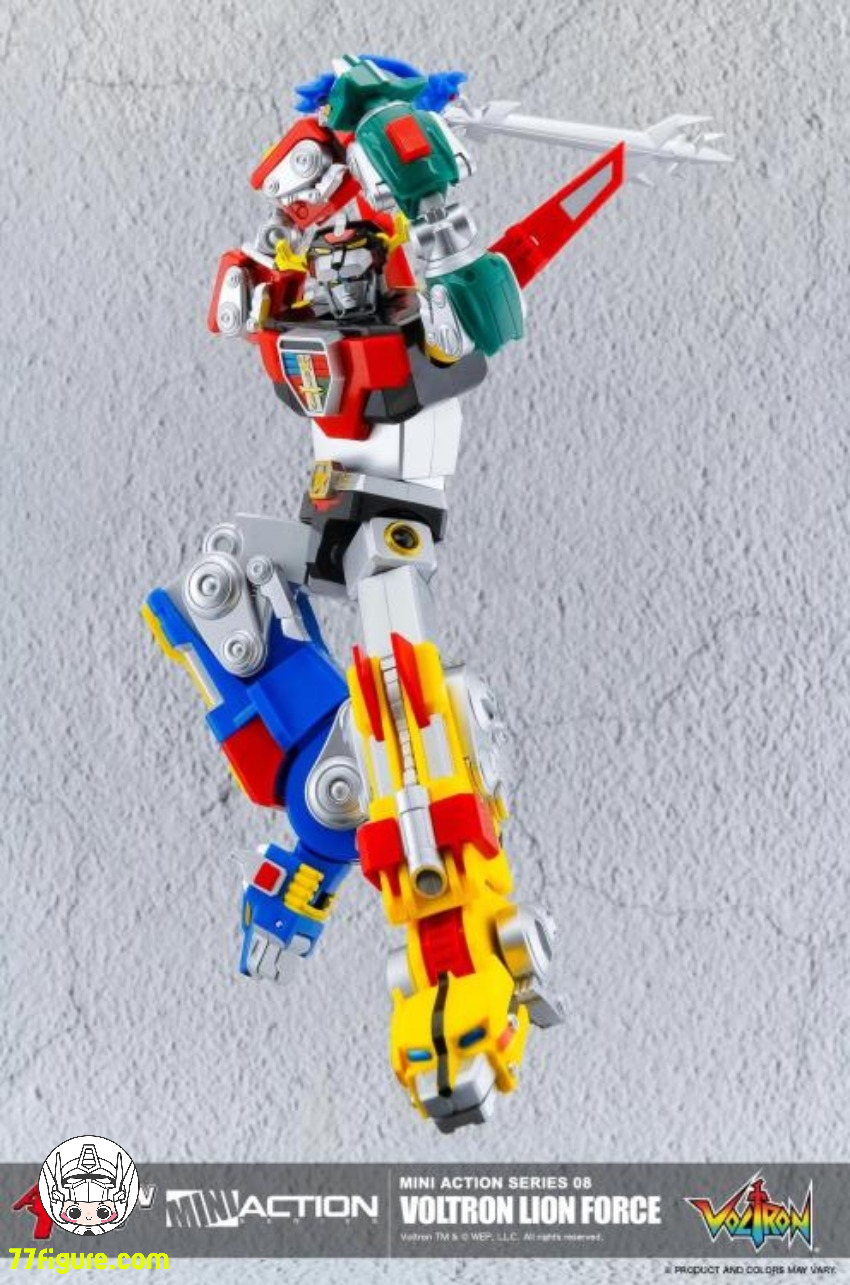 【予約商品】Action Toys Mini Action Series ボルトロン 百獣王ゴライオン 塗装済み可動フィギュア