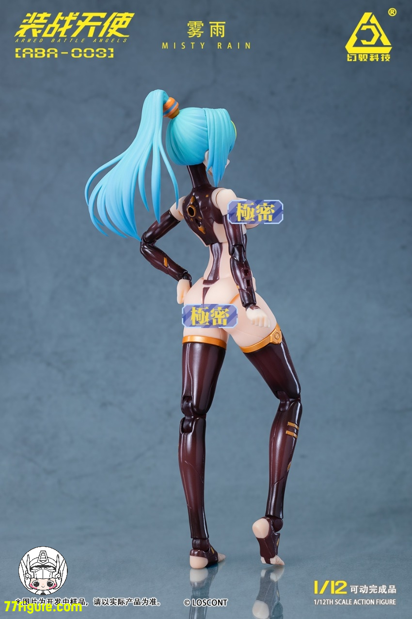 Loscont 1/12 ABA-003『装戦天使』霧雨 塗装済み可動フィギュア
