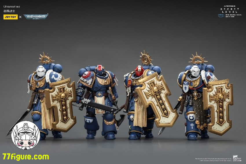 【予約商品】ジョイトイ JoyToy Source 1/18 『ウォーハンマー40K』ウルトラマリーンズ 四体セット 塗装済み可動フィギュア