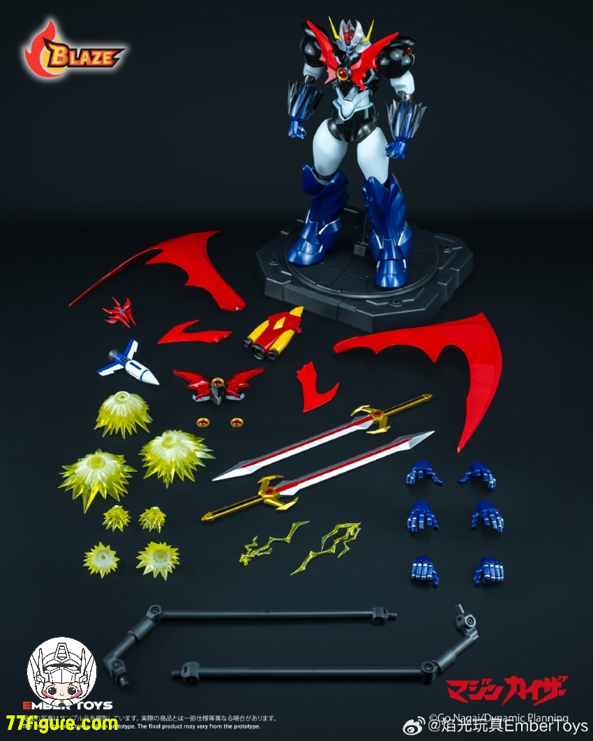 Ember Toys ブレイズ・マジンガー 魔神カイザー 原作版 塗装済み可動
