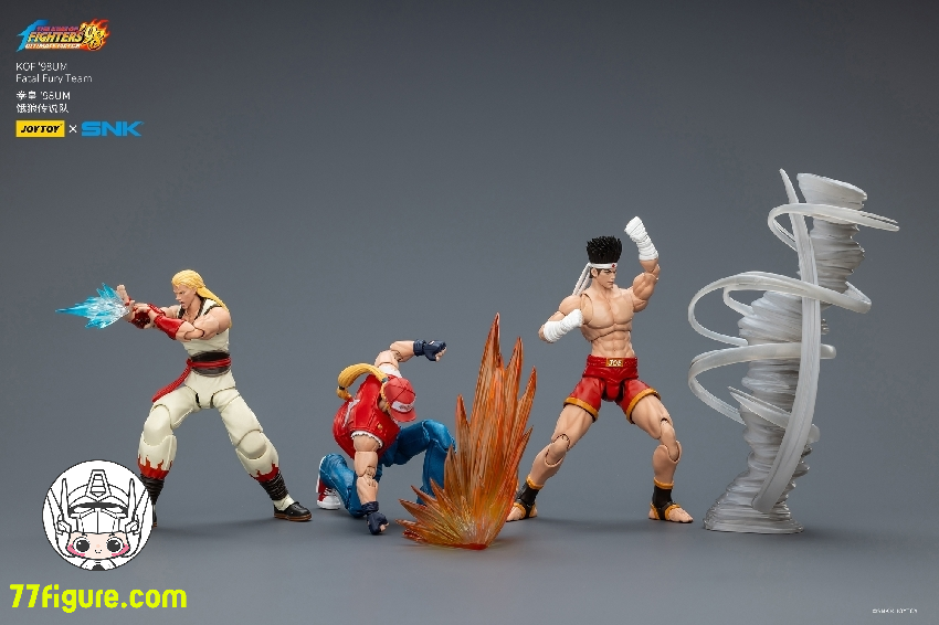 【予約商品】ジョイトイ JoyToy Source 1/18 SNK KOF 98UM 『餓狼伝説』三体セット 塗装済み可動フィギュア