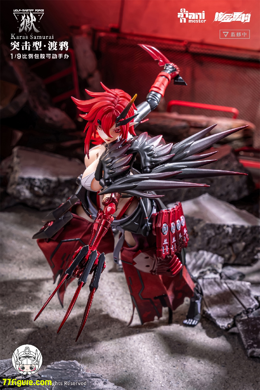 【先行販売】Animester 1/9 ウルフ マスティフ フォース カラス サムライ