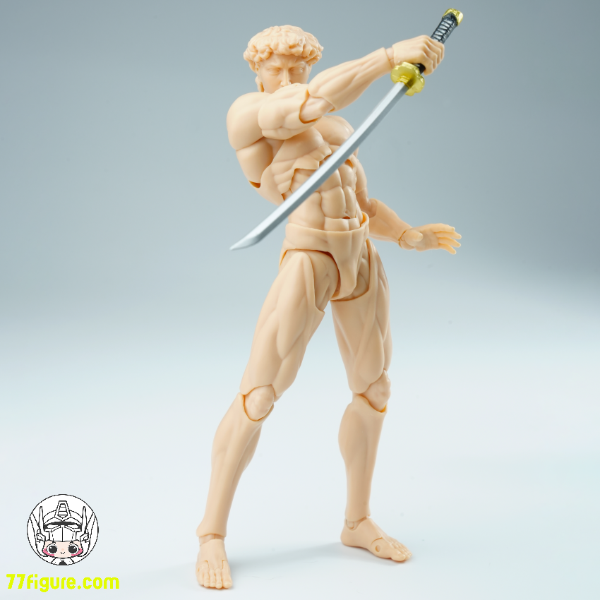 Chiye Studio 1/12 David 可動男性素体 肌色Ver. 塗装済み可動フィギュア