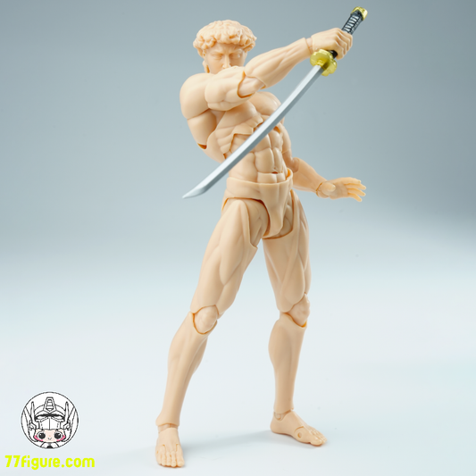 Chiye Studio 1/12 David 可動男性素体 肌色Ver. 塗装済み可動フィギュア