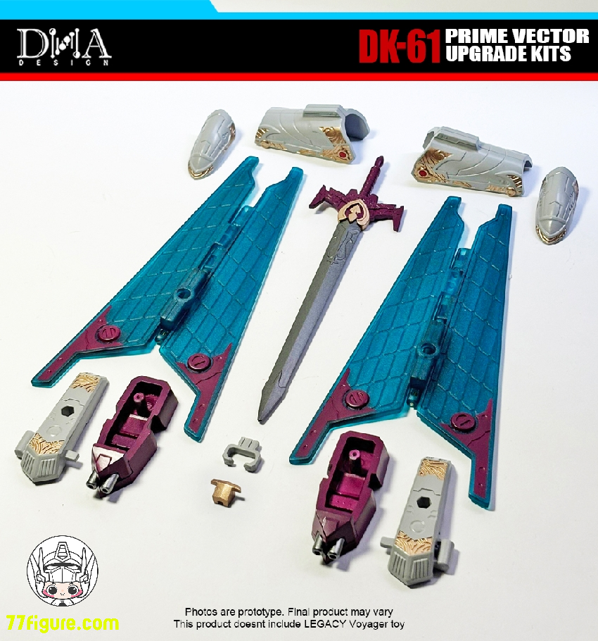 【先行販売】DNA Design DK-61 レガシー ユナイテッド ベクター プライム用 アップグレードキット