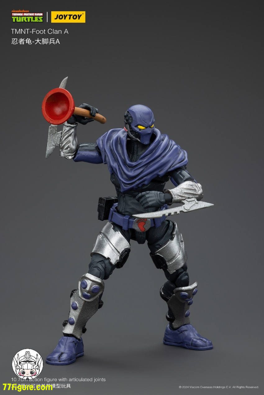 【先行販売】ジョイトイ JoyToy Source 1/18 ティーンエイジ  ミュータント ニンジャ タートルズ 『TMNT 』フットクランA 塗装済み可動フィギュア