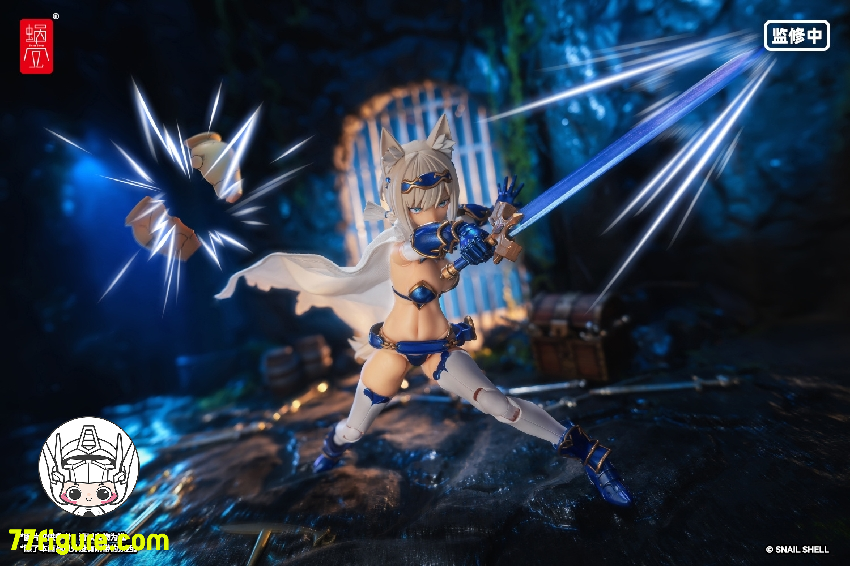 【予約商品】蝸之殻(スネイルシェル) 1/12 RPG-05 勇者 迅狼ウルフ 塗装済み可動フィギュア