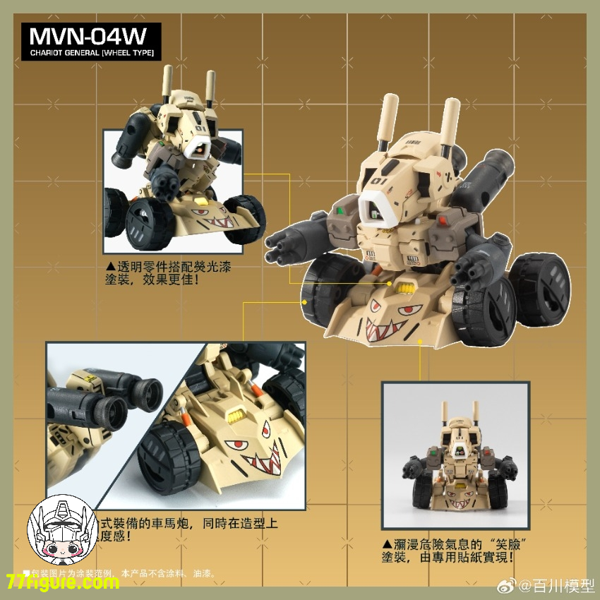 【先行販売】百川模型 CSU006 「Canned Squad Unit」Ex-Pack NO.1 封鎖艦隊用 アップグレードキット