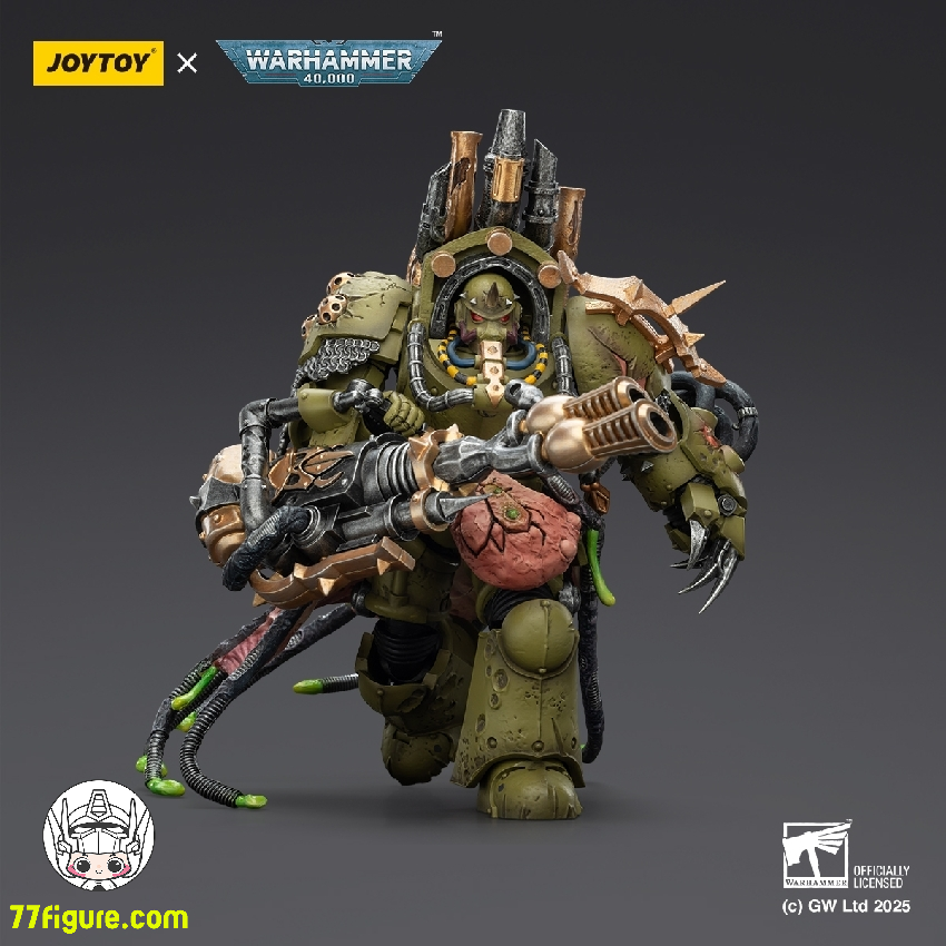 【予約商品】ジョイトイ JoyToy Source 1/18 『ウォーハンマー40K』デスガード ロードのヴィラレンス パワーフィストとツイン プレイグ スピューア付き 塗装済み可動フィギュア