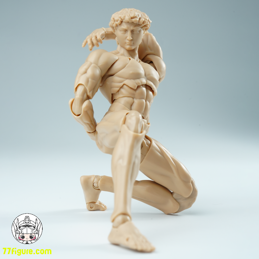 Chiye Studio 1/12 David 可動男性素体 イエローVer. 塗装済み可動フィギュア