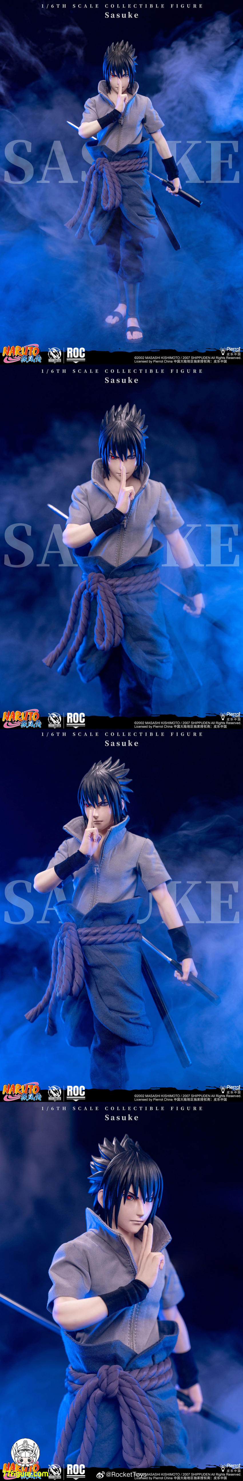 【予約商品】Rocket Toys 1/6 『NARUTO -ナルト-（疾風伝）』うちは サスケ 標準Ver. 塗装済み可動フィギュア