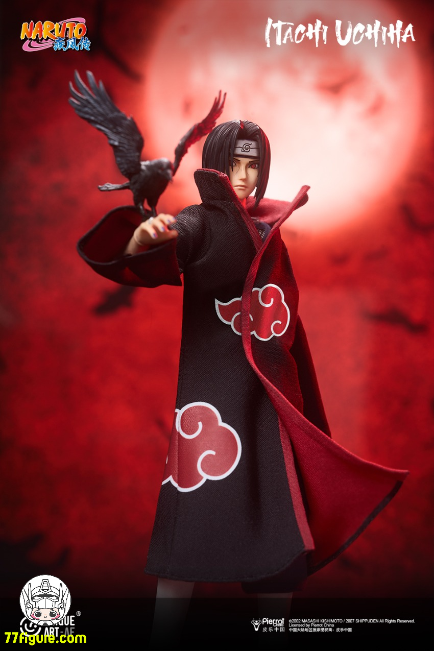【予約商品】Unique Art 1/12 NARUTO -ナルト 疾風伝 うちはイタチ Play Ver. 塗装済み可動フィギュア
