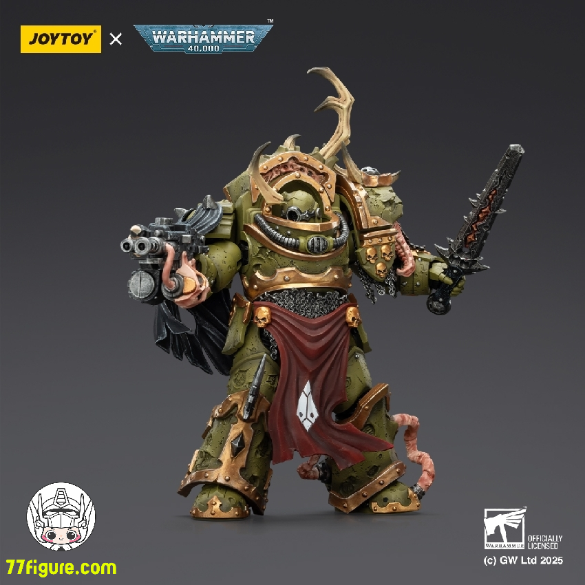 【品切れ】ジョイトイ JoyToy Source 1/18 『ウォーハンマー40K』デスガード ブライトロード ターミネーター3 コンビボルターとブボティックブレード付き 塗装済み可動フィギュア