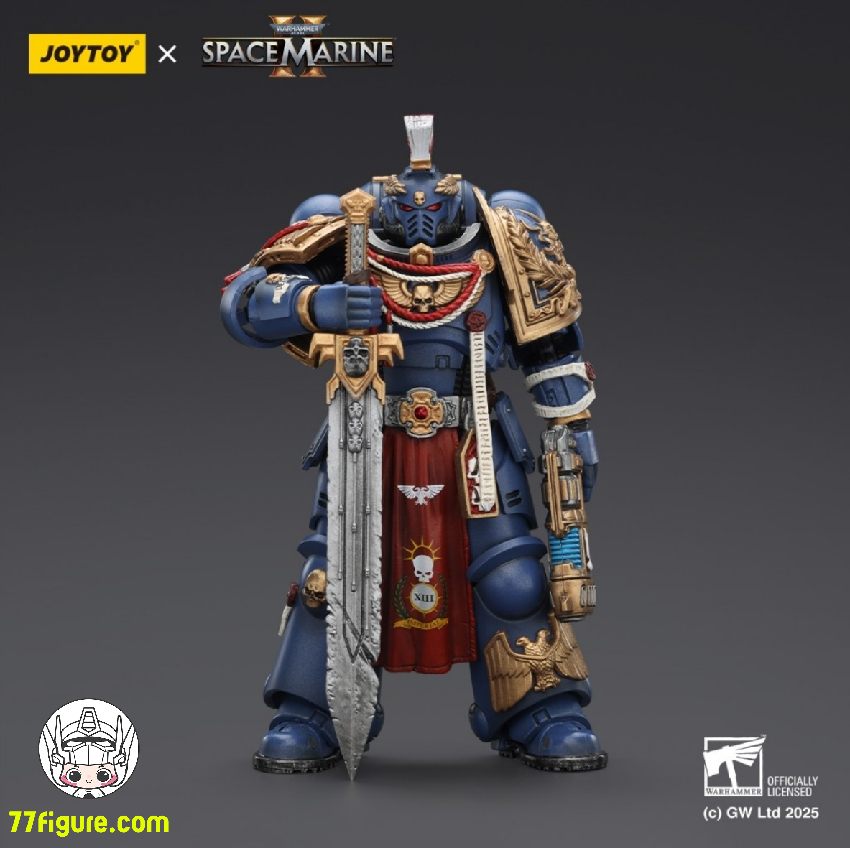 【予約商品】ジョイトイ JoyToy 1/18『ウォーハンマー40K』ウルトラマリーンズ レリック プリムス アーマー プラズマ ピストルとコンバットブレード付き 塗装済み可動フィギュア